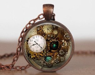 steampunk watch graphic