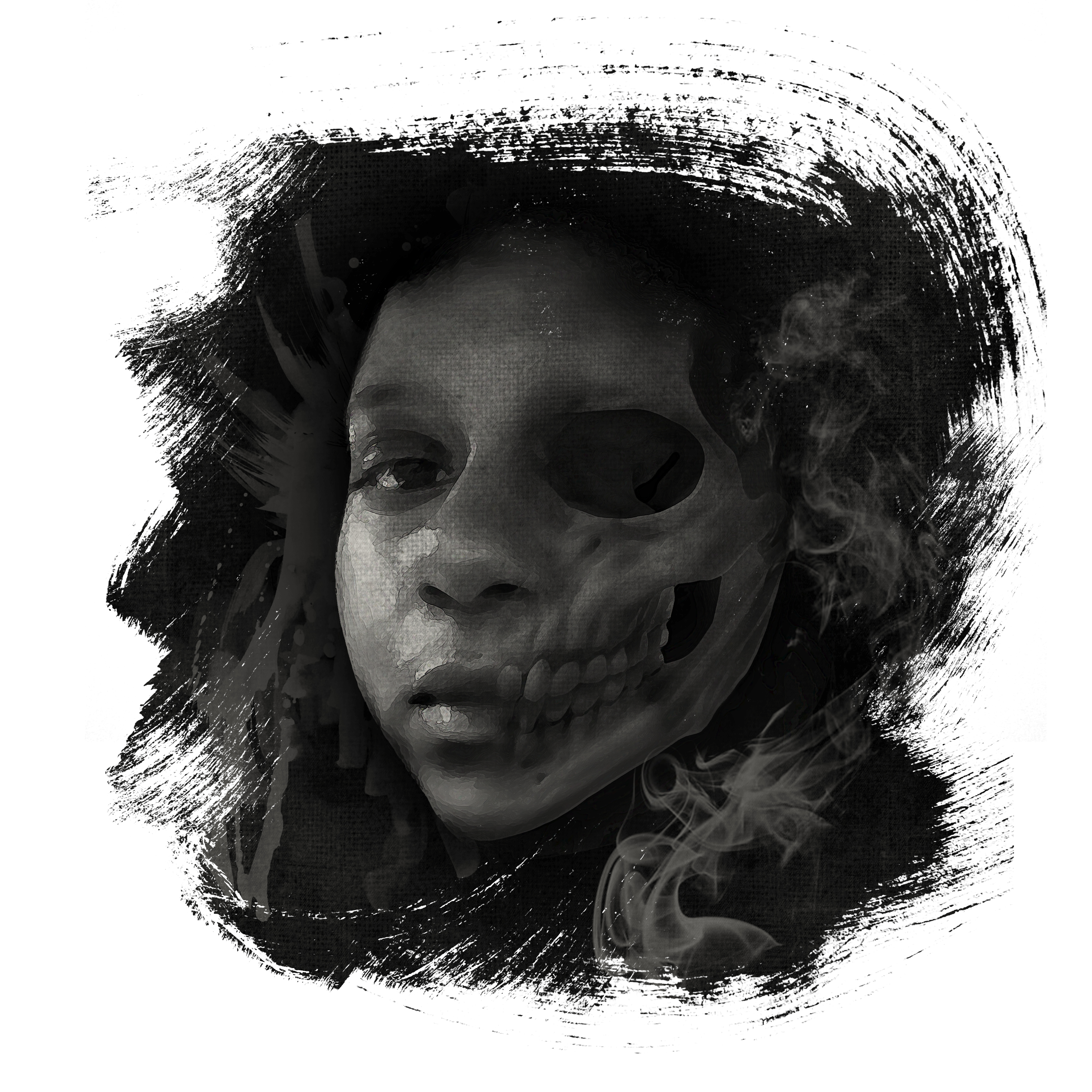 PORTRAIT2 white frame