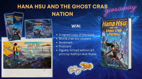 Sylvia Liu R&amp;R giveaway Hana Hsu and the Ghost Crab Nation